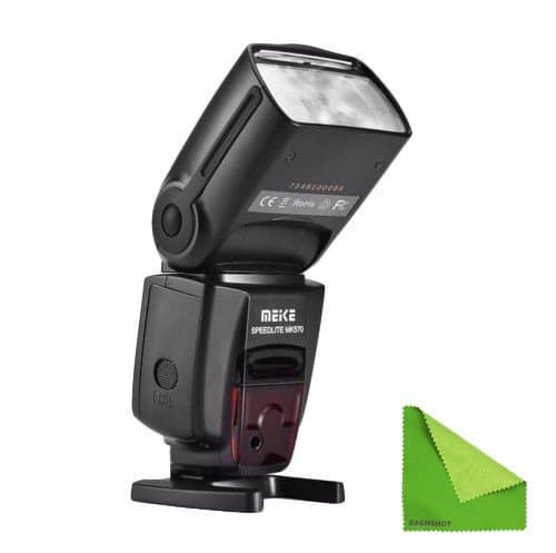 Meike MK-570 Wireless Flash Speedlite for Nikon D7100 D5100 D3100 D3200 With EACHSHOT® Cleaning Cloth