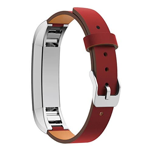 For Fitbit Alta Strap, SRANDER Genuine Leather Alta/Alta HR Bands Smart Watch Heart Rate Fitness Wristband Bracelet Band Replacement Accessories(Tracker Not Including)