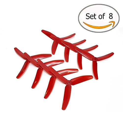 8pcs FPV Balancing Propellers Dalprop T5040-3 V2 Tri-Blade Colorful 4CW And 4CCW For RC FPV QAV 210 250 Mini Racing Quadcopter