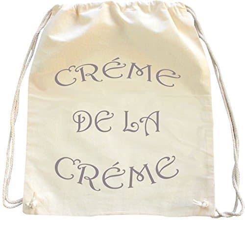 Mister Merchandise Drawstring Bag Backpack Creme de la Creme , Color: Natural
