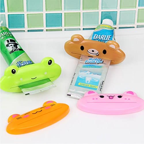 5x Washroom Tool Easy Squeezer Toothpaste Dispenser Squeezing Extrusion Device