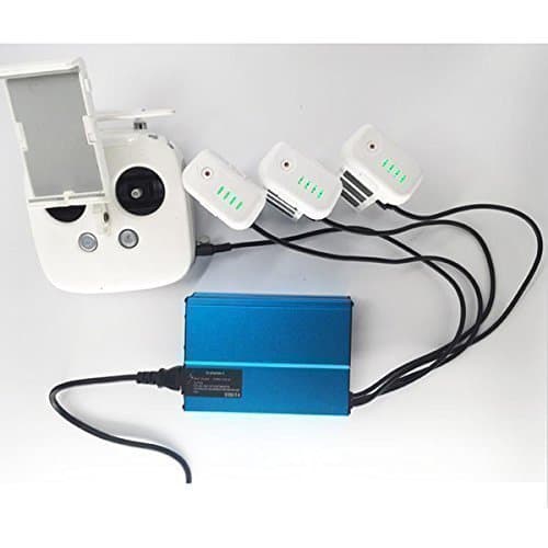 4 in 1 Remote Control Battery Rapid Charger for DJI Phantom 3 Professional Battery and Controller Fast Charge