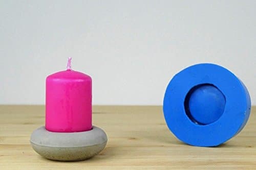 Silicone mold for candleholder