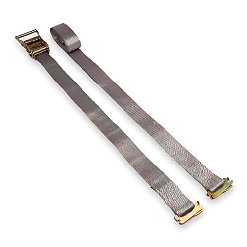 Quality Cargo Control 2"X16' 3-Piece E Track Tie Down Ratchet Strap 835 WLL (12)