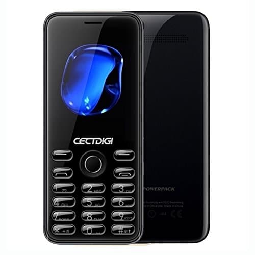 Cectdigi T66 Elder GSM Mobile Phone,Big Button Cell Phone with Loud Speaker,FM Radio,Dual Sim Card Supported (Black)