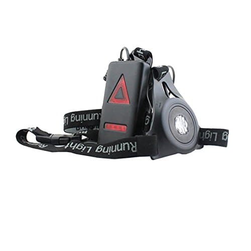 Outdoor LED Chest Light Night Running Warning Lights With Removable Fixing Band USB Charge For Camping Hiking Running