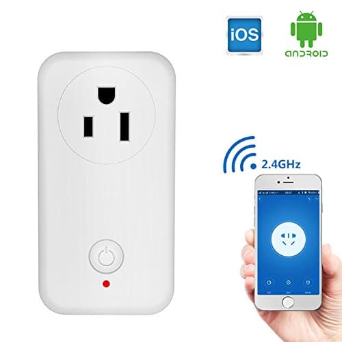 Smart Plug WiFi Outlet Works with Alexa and Google Assistant with Timer Function No Hub Required