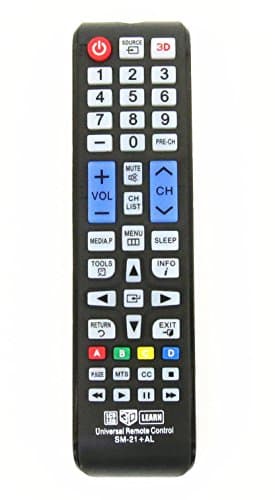 Gvirtue Universal Remote Control Compatible Replacement for Samsung TV/ 3D/ LCD/LED/HDTV AA59-00666A BN59-01178W BN59-01199F AA59-00638A AA59-00637A AA59-00594A AA59-00600A AA59-00582A