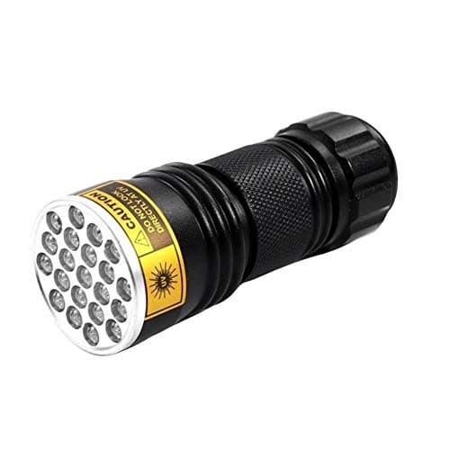 AloneFire 21LED UV Light Flashlight Torch Anti-Fake Detection Light (Black) ItaruRous