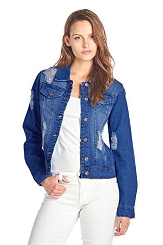 ICONICC Womens Denim Jean Jacket