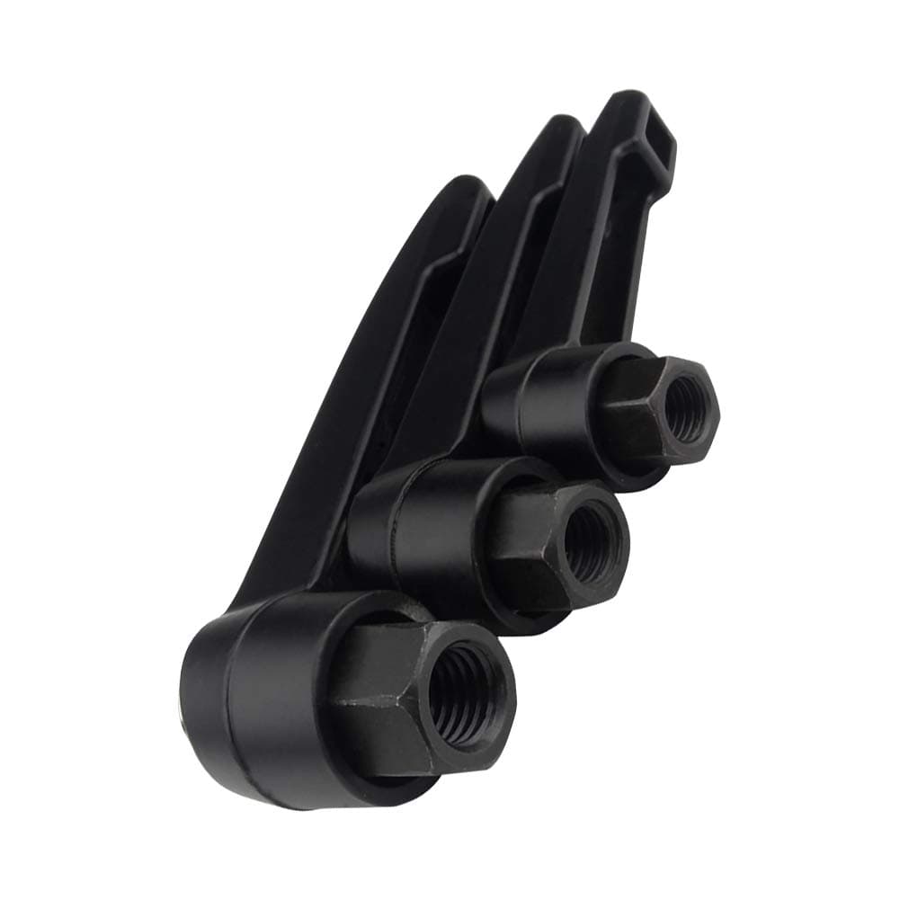 Gtagain Fixing Clamping Lever Handle Knobs - M6 M8 M10 M12 Fixing Handle Machine Knobs Adjustable L-Shaped Handle Screw Male or Female Thread