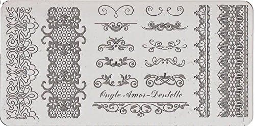 Lace – Nail Stamping Plate | Amor