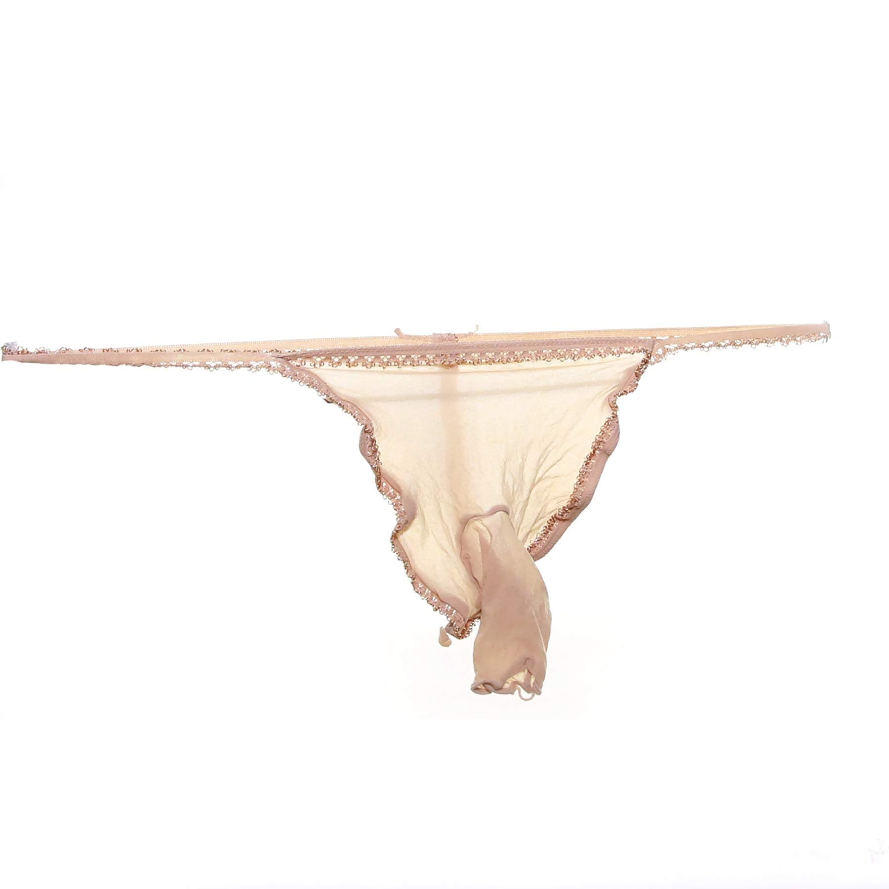 Men See Through Nylon G String Closed Sheath