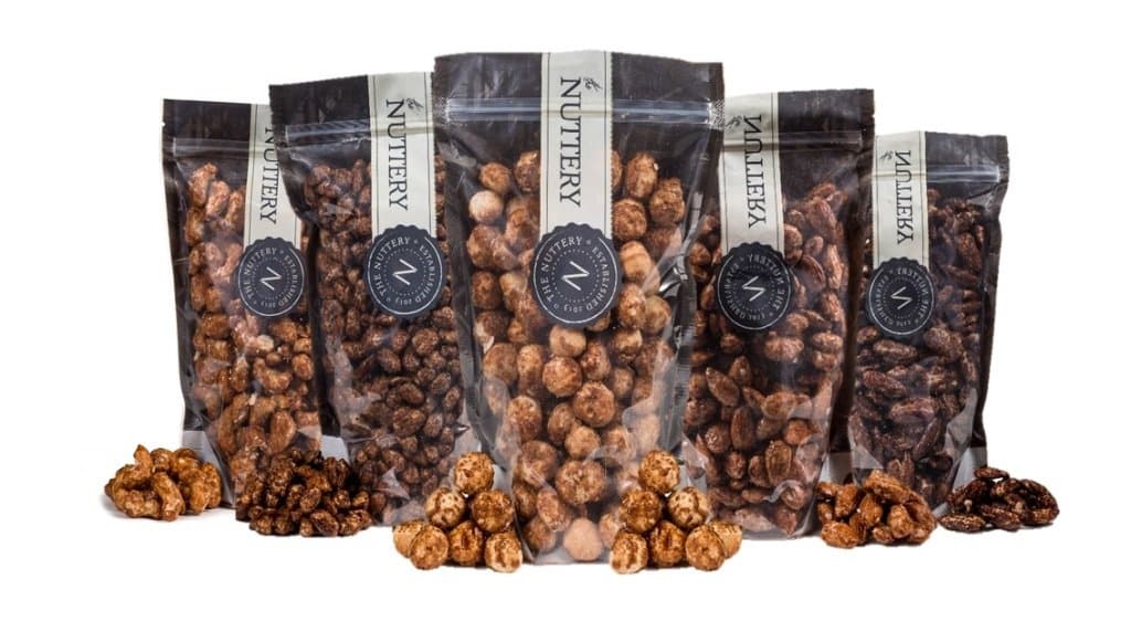 The Nuttery Freshy Roasted and Glazed Pecans - One (1) Lb Bag of Kosher Sweet Pecan Nuts