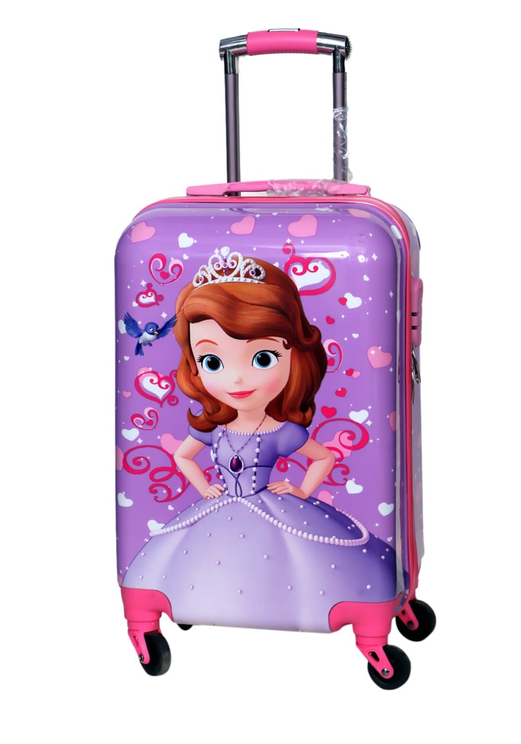 Tramp & Badger Polycarbonate 17" Multi-Colour Hard Sided Children's Luggage