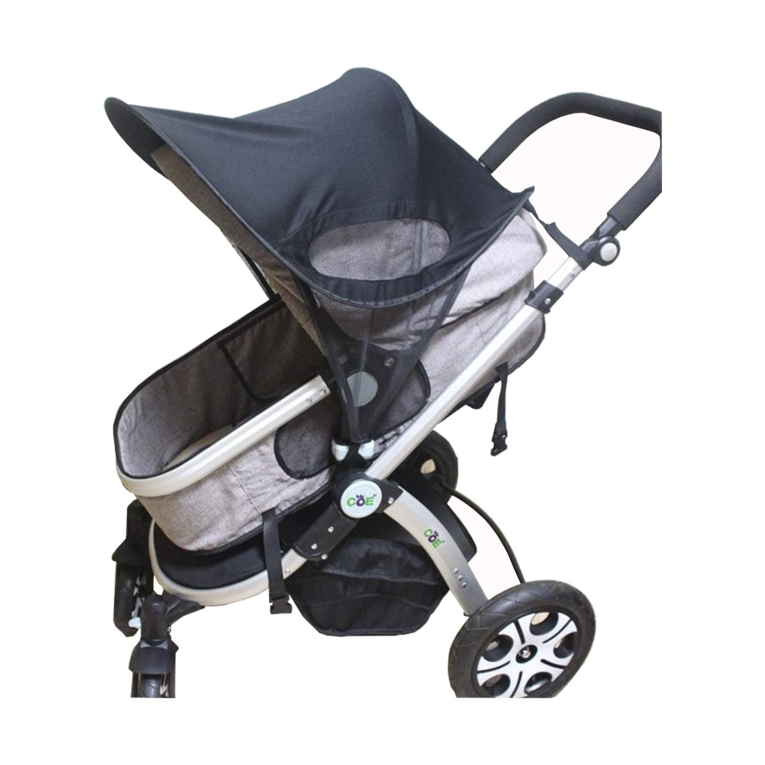 Universal Stroller Sun Shade Cover, Large Shade Maker Sun Shade Canopy UV Protection Rays Cover,Anti-UV Windproof Awning Sunshade for Stroller Pram Buggy Pushchair