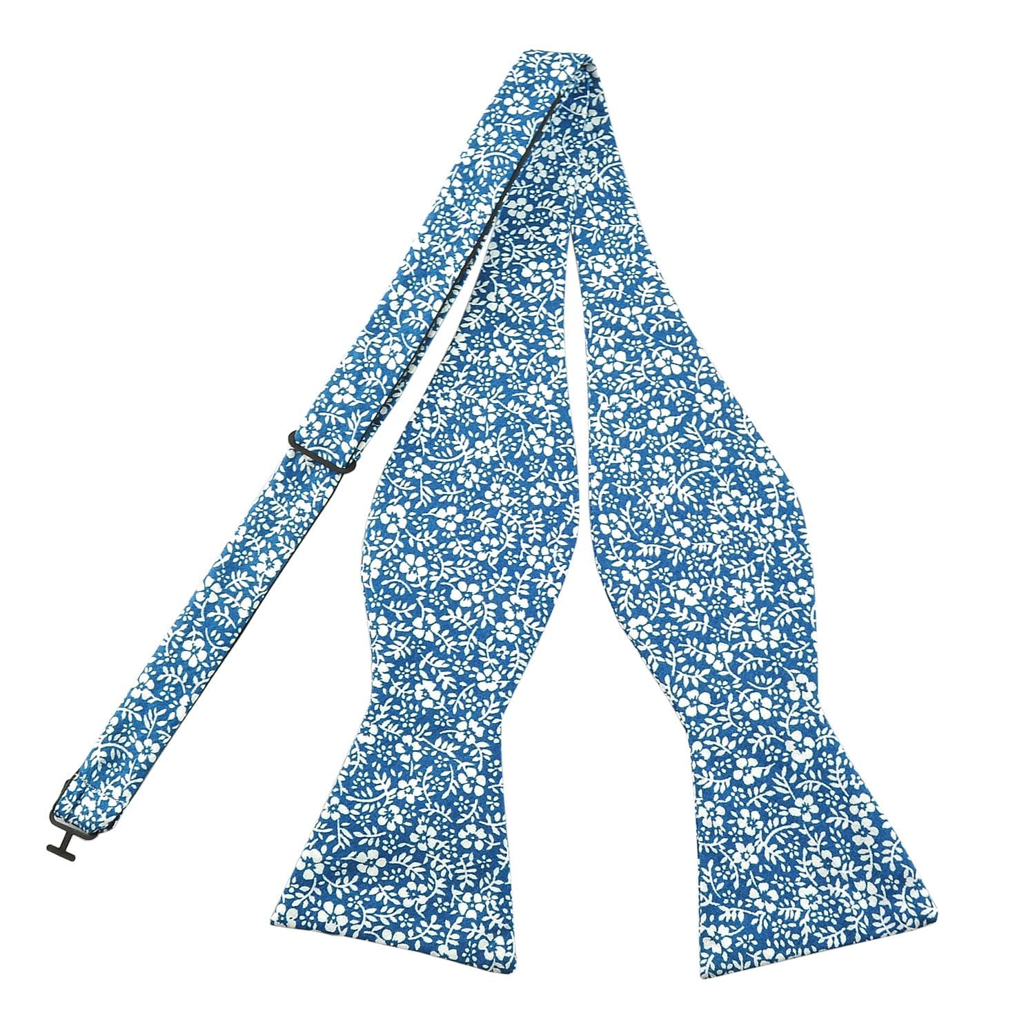 PenSee Mens Self Bow Ties Floral Pattern Printed Cotton Bowtie - Various Styles