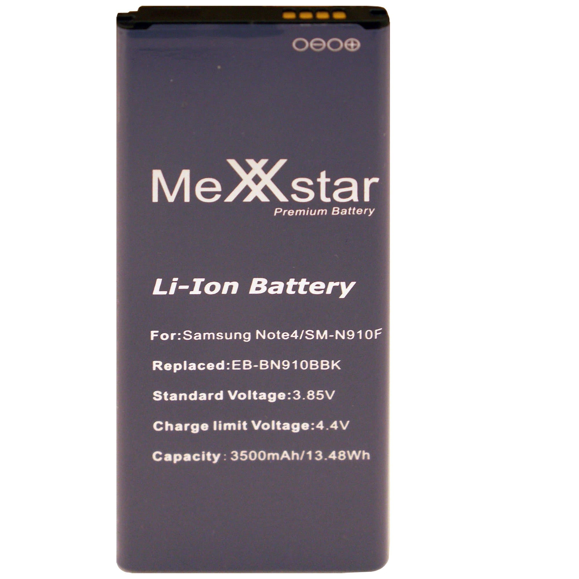 Mexx Star Premium Battery for Samsung Galaxy Note 4, SM-N910F/EB-BN910BBE, EB-BN910BBK (3500 mAh/13.47 wh Li-Ion Battery) 3rd 85V)