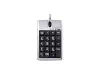 iOne Optical USB Mouse with Tenkey Pad and Large Numbers
