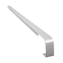 Kitchen Worktop Straight Running Joint Matt Silver 40mm x 630mm