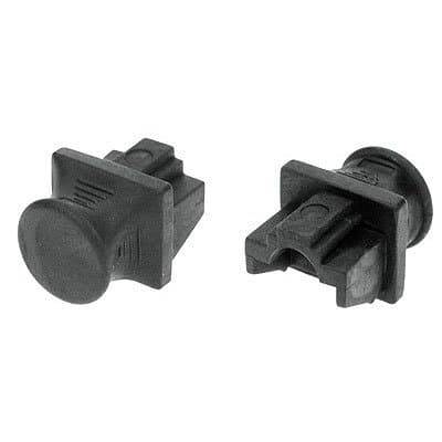 Ultra Spec Cables RJ45 Jack Snap-in Dust Cover, Inside Jack - 10 Pack