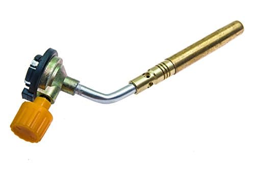 Flame Burner Gun Professional Brazing Gas Welding Torch Tool Fire Blowtorch Butane Gas Type Steel Adjustable Flame 1300°C/2500°F