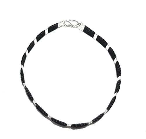 Black Thread Anklets Pure 925 silver Evil Eye Nazariaya