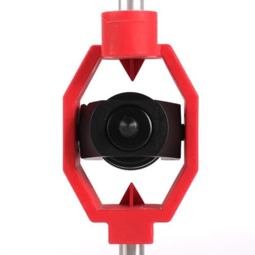 Mini Prism Set with 4 Poles Surveying Tools for Total Station Instruments - Prism Constant 0mm Offset - Professional Grade Prism Pole Kit for Land Surveying & Total Station