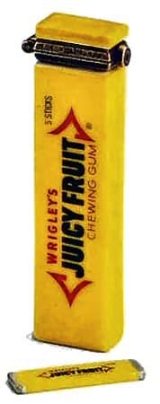 Wrigley's Juicy Fruit Gum Porcelain Hinged Box