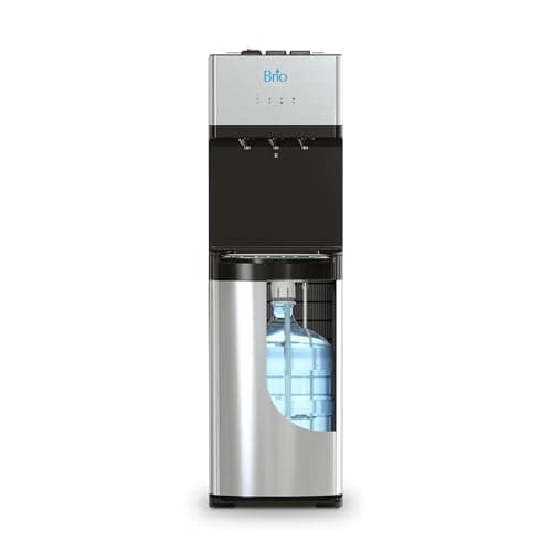 Brio - Bottom Loading Self Cleaning Refrigerator Water Dispenser - Limited Edition - 3 Temperature Settings - Hot, Cold & Fresh Water, UL/Energy Star Approved