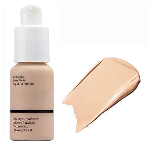 58g PHOERA Foundation Full Coverage Foundation Flawless Concealer Foundation Matte Oil Control Concealer Long Lasting Moisturizing Base Liquid Cover Cream Colour Changing Foundation for women&girls