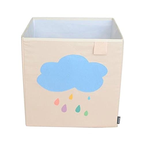 Toy Storage Box Bin Organizer Collapsible, Cloud- 100% Money Back Guarantee
