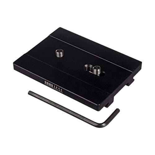 Arca Swiss Quick Release Plate with 2 1/4" Screws for Nikon Telephoto Lenses (Screw Distance Adjustable from 28-40mm)