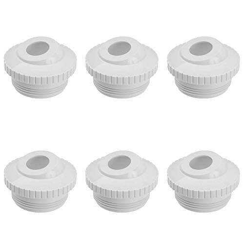 Hayward 1 1 1/2 Inch Pool Spa Return Jet Fitting, 3/4 Inch Eye Ball (6 Pack)