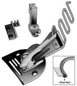 SELCO Adjustable Double Fold Right Angle Bias Binder Set for Industrial Sewing Machine (34mm)