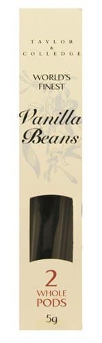Taylor and Colledge Vanilla Pods, 10 g