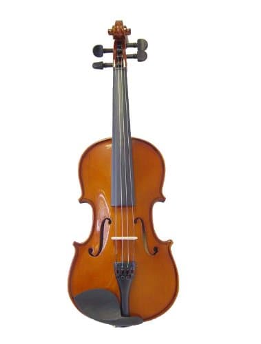 ViolinSmart 1/2 Size Student Violin w/Bow, Case, and Rosin - Natural Wood