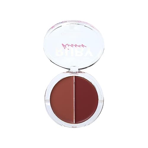 Ruby Kisses Duo Cream Blush, Smooth, Natural-Looking, Long-Lasting Face Makeup Blush for Cheeks, Lips, and Eyes, Buildable and Blendable, Infused with Green Tea, Aloe Vera Extract, and Hyaluronic Acid