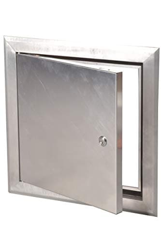 24 x 24 Access Door System AluLight for Exterior and Interior, Aluminum Panel with Key Lock