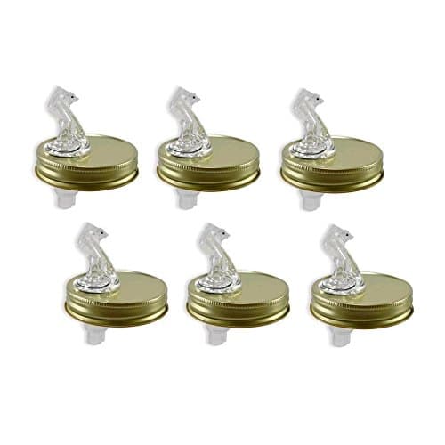 Mason Jar Pouring Spout Regular Jar Size 6 Pack