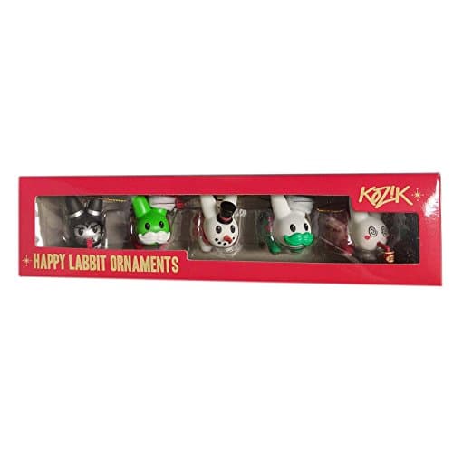 Labbits Kidrobot Happy Ornaments Figure Set
