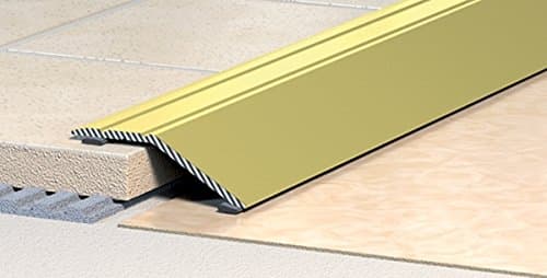 Transition Profile Extension Profile Carpet Strips – End Section – Fitted – Compensator Profile Self-Adhesive Aluminium Anodised Bronze: Width 42 mm (Height Adjustment to 14 mm Length: 900 mm