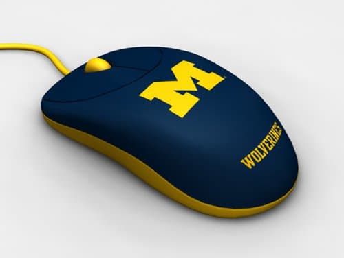 Michigan Wolverines Optical Computer Mouse