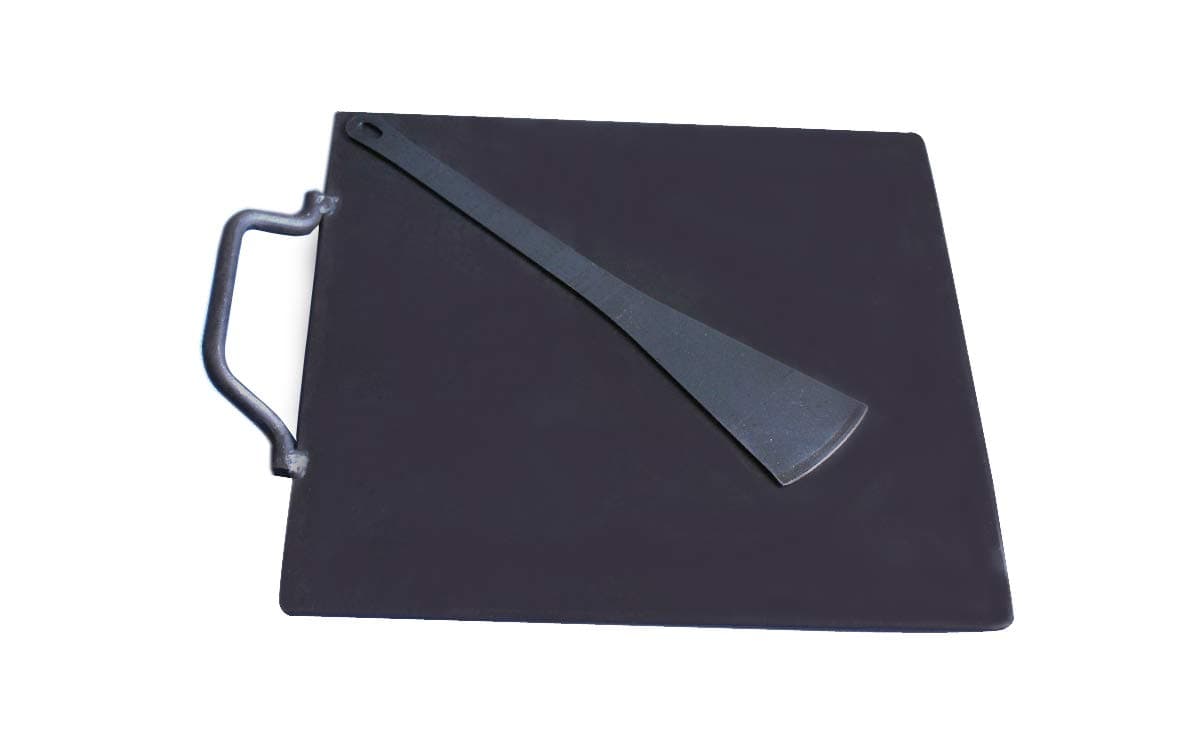 Naksha Iron Tawa, 12 Inches, Black