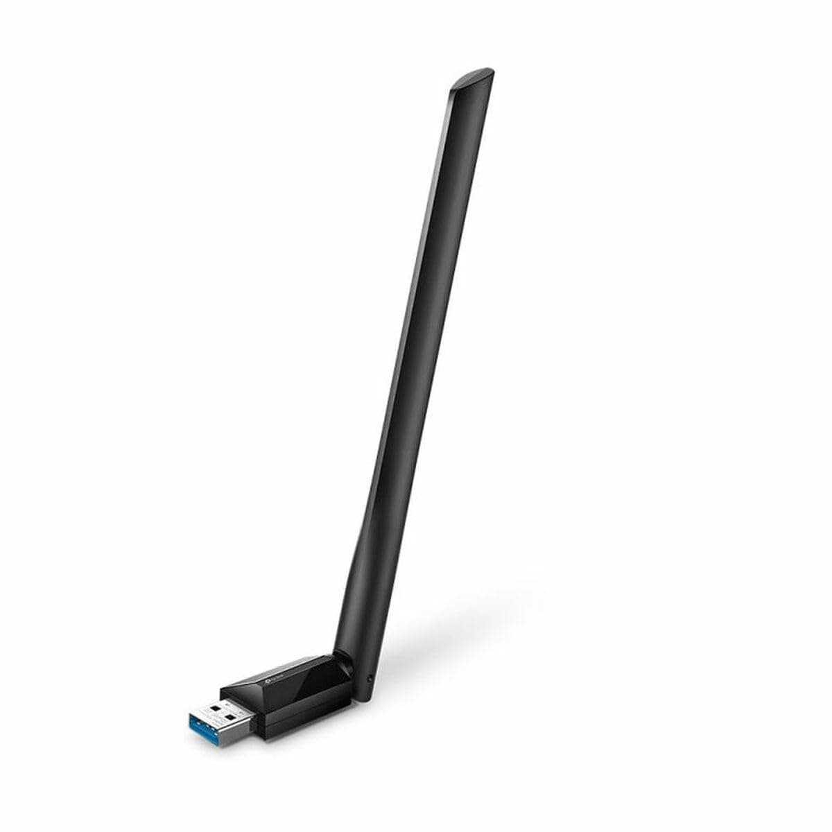 AC1300 Archer T3U Plus High Gain USB 3.0 Wi-Fi Dongle, Wireless Dual Band MU-MIMO WiFi Adapter with High Gain Antenna, Supports Windows 11/10/8.1/8/7/XP/MacOS