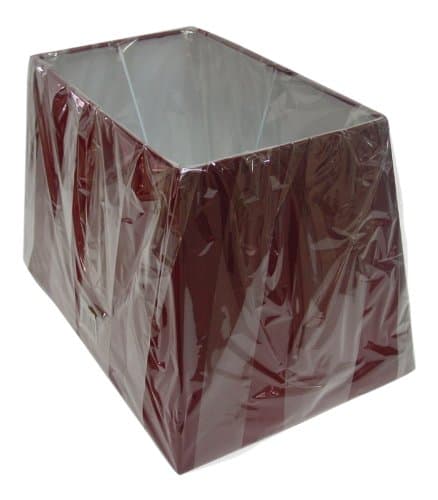13" 15" 17" Red Rectangular Table Lamp Shade - Size: 17" Table Lamp Shade