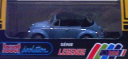 1027 1978 VW Beetle 1303 - Soft Top - Light Blue with Black Top - Legend Series - 1:43 Scale Diecast