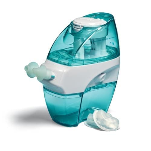 Starter Bundle - Nasal Irrigation System - Saline Nasal Rinse Kit with 1 Nose Cleaner, 30 SaltPods and Teal Travel Case