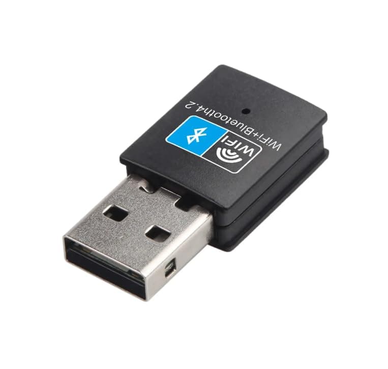 BLACKPOOL USB WiFi and Bluetooth Adapter - 150Mbps Wireless Wi-fi Connection, Bluetooth 4.2 Dongle for PC, Laptop, Desktop Computer Network Card Compatible with Windows & Mac OS