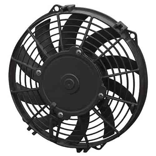 SPAL 9'' Low-Profile Engine Fan for Radiator, 12V, 1.8E+3 RPM, 3-Pin Power Connector, Forced Air Cooling